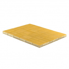Тротуарная плитка BRAER Прямоугольник Жёлтый, 40 мм
