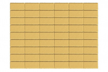 Тротуарная плитка BRAER Прямоугольник Песочный, 40 мм