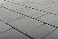 Тротуарная плитка BRAER Лувр, Серый (100х100х60)